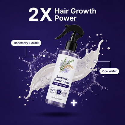 Rosemary + Rice Water Spray